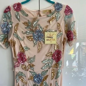 Maya sequins dress BNWT size 8